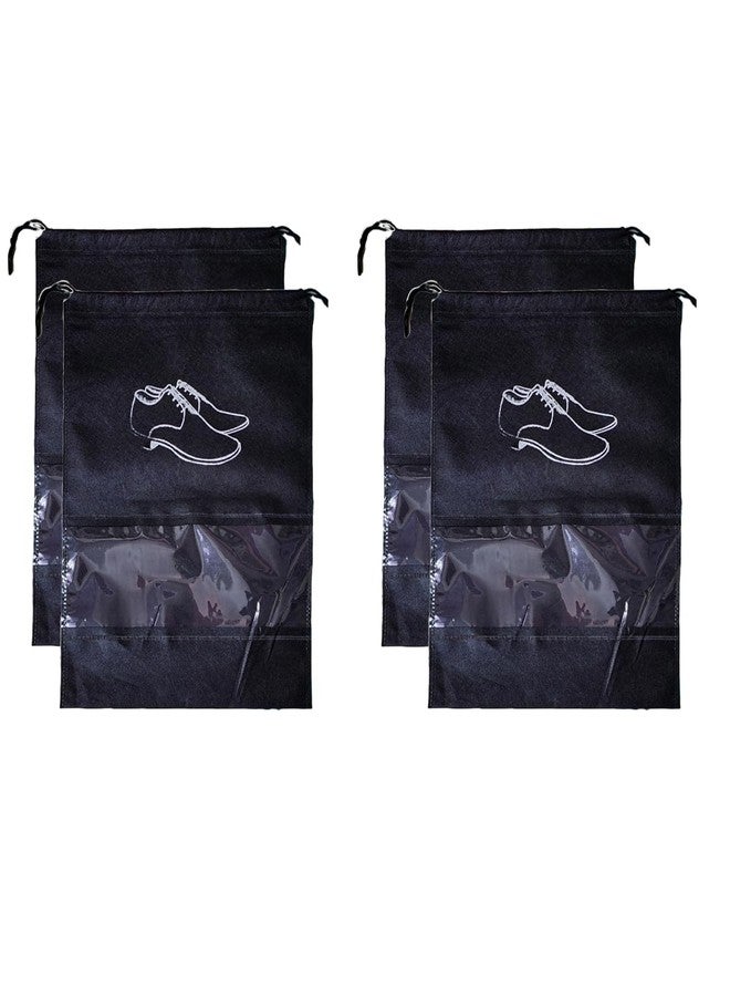 Dec Kitchenpro Shoe Bag for Travel & Storage Travel Organizer for Women & Men Travel Accessories Shoe Organizer Shoe Bags Pouches Travel Shoe Cover for Travelling (Pack of 2) - Image 1
